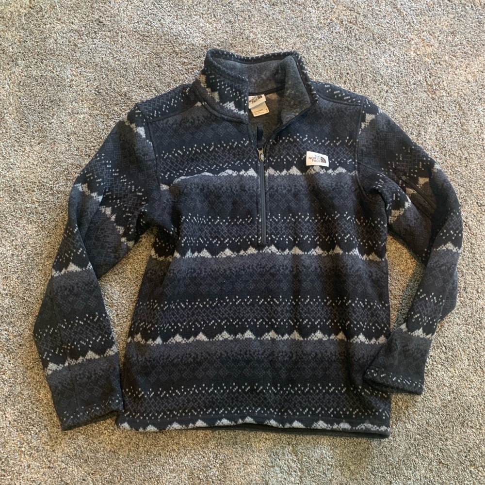 The North Face Mens Gordon Lyons 1/4 zip Medium TNF